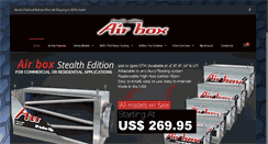 Desktop Screenshot of airboxfilter.com